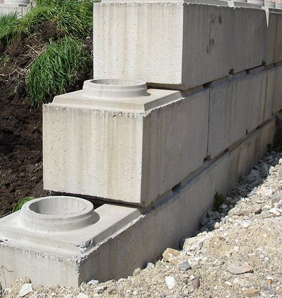 Blocchi modulari MB - muro a secco mb