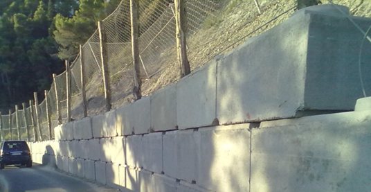 Blocchi modulari MB - muro a secco mb