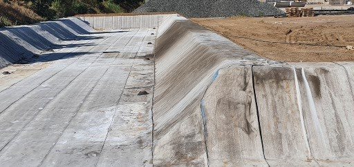 Geotessuto CC - cantiere di Venturina geotessuto CC