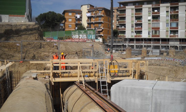 Scatolari prefabbricati - scatolari su cantiere di Firenze